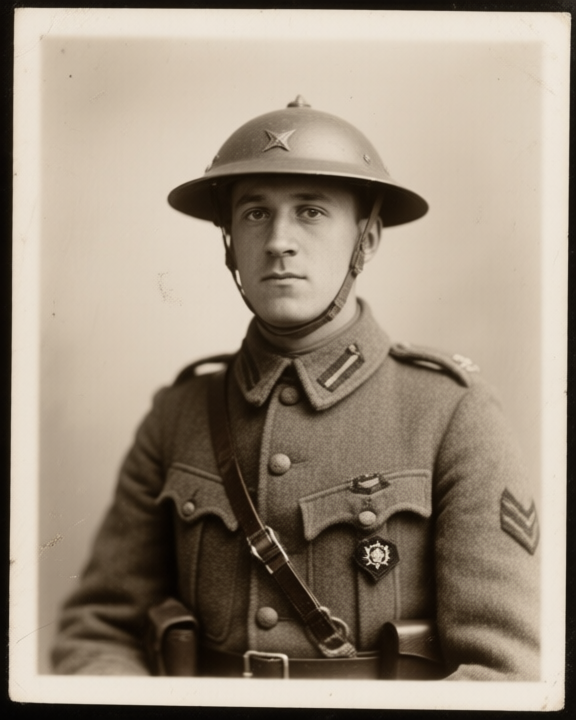 soldat membre de la famille genealogique